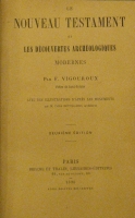 Portada de libro Le Nouveau Testament, et les Decouvertes Archeologiques modernes