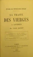 Portada de libro La Traite Des Vierges a Londres: La Campagne De La Pall Mall Gazette,...