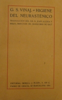 Portada de libro Higiene Del Neurast�nico.