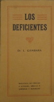 Portada de libro Los Deficientes. Manual Especial Para Magistrados, Abogados, M�dicos,...