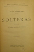 Portada de libro Solteras
