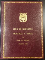 Portada de libro Libro De Geometria Practica y Traza El Cual Trata De Lo Tocante al...