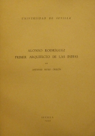Portada de libro Alonso Rodriguez, primer arquitecto de las indias