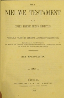 Portada de libro Het Nieuwe Testament Van Onzen Heere Jezus Christus