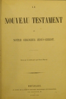 Portada de libro Le Nouveau Testament De Notre Seigneur J�sus Christ 