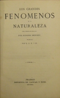 Portada de libro Los Grandes Fen�menos De La Naturaleza
