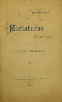 Portada de libro Miniaturas Cient�ficas. 