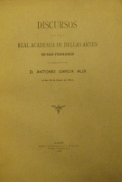 Portada de libro Discursos Le�dos Ante La Real Academia De Bellas Artes De San Fernando...