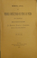 Portada de libro Memoria Anual Del Primer Consultorio De Ni�os De Pecho En Madrid,...