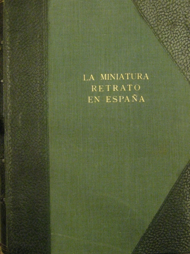 Portada de La Miniatura Retrato En Espa�a. - Mariano Tomas
