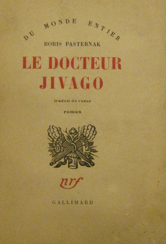 Portada de Le Docteur Jivago. - Boris Pasternak