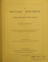 Portada de libro Le Nouveau Testament De Notre Seigneur J�sus-Christ. Version D'...