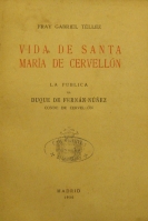Portada de libro Vida De Santa Mar�a De Cervell�n.