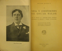 Portada de libro Vida y Confesiones De Oscar Wilde.