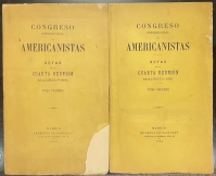 Portada de libro Congreso Internacional de Americanistas, actas de la cuarta reunion...