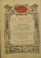Portada de libro La Tercera Celestina. Tragicomedia De Lisandro y Roselia. Obra De...