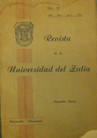 Portada de libro Revista De La Universidad Del Zulia. Segunda �poca. n� 18. Abril,...
