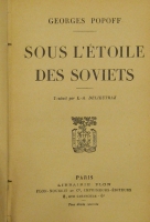 Portada de libro Sous L'�toile Des Soviets