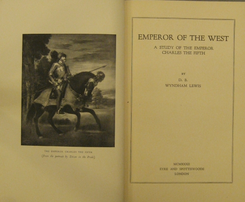 Portada de Emperor of the West. a Study of the Emperor Charles the Fifth - Wyndham Lewis