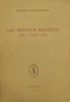Portada de libro Los Tragicos Espa�oles Del Siglo XVI
