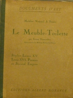 Portada de libro Le Meuble-Toilette, Style Luis XV, Luis XVI, Premier et Second Empire