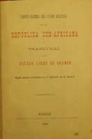 Portada de libro Breve Rese�a Del Poder Militar De La Rep�blica Sud-Africana �...