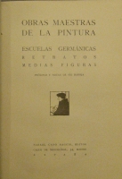 Portada de libro Obras Maestras De La Pintura: Escuelas Germnicas, Retratos y Medias...