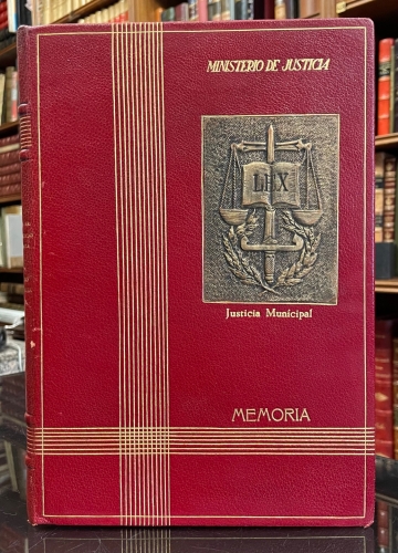 Portada de Ministerio De Justicia, Subdirecci�n General De Justicia Municipal Inspecci�n Central. Memoria Del A�o 1947