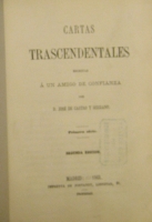 Portada de libro Cartas Trascendentales Escritas  Un Amigo De Confianza. Primera y...