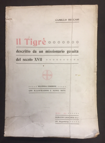 Portada de Il Tigr�. Descritto Da Un Missionario Gesuita Del Secolo XVII - Camillo Beccari