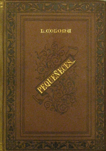 Portada de Peque�eces.... - Luis Coloma