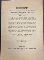 Portada de libro Reflecsiones Que � La Comisi�n Local De Instrucci�n Primaria De...