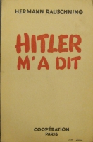 Portada de libro Hitler M' A Dit. Confidences Du F�hrer Sur Son Plan De Conqu�te Du...