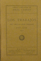 Portada de libro Los Trabajos del Infatigable Creador, Pio Cid. 