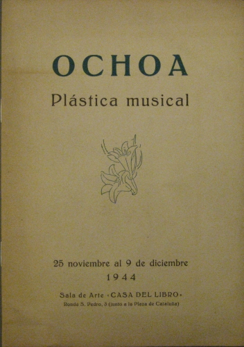 Portada de Ochoa. Pl�stica Musical