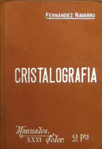 Portada de Cristalograf�a. - Fern�ndez Navarro
