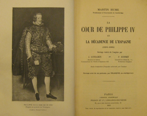 Portada de La Cour De Philippe IV et La D�cadence De L' Espagne (1621-1665) - Martin Hume