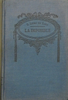 Portada de libro La Imposible. Novela