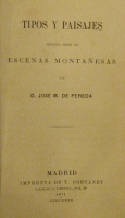 Portada de libro Tipos y Paisajes y Tipos transhumantes 