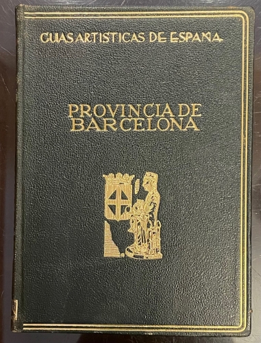 Portada de Provincia de Barcelona - Jos� Gudiol Ricart