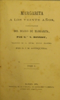 Portada de libro Margarita a Los Veinte A�os