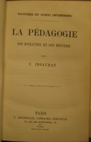 Portada de libro La Pdagogie, Son volution et Son Histoire