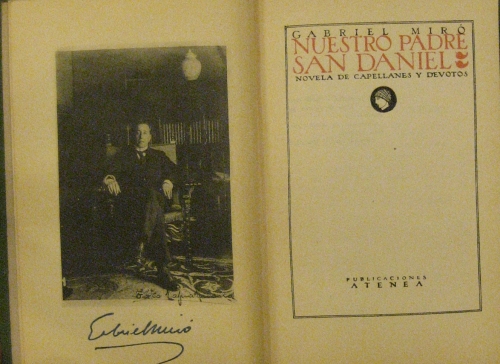 Portada de Nuestro padre San Daniel. - Gabriel Mir�