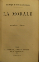Portada de libro La Morale