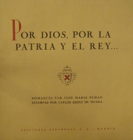 Portada de libro Por Dios, por la Patria y el Rey
