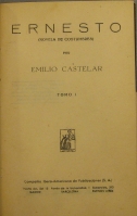 Portada de libro Ernesto. Novela De Costumbres
