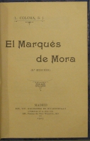 Portada de libro El Marqu�s De Mora