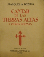 Portada de libro Cantar de las Tierras Altas y otros poemas