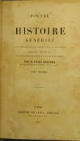 Portada de libro Histoire G�n�rale