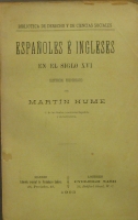 Portada de libro Espa�oles � Ingleses En El Siglo XVI. Estudios Hist�ricos